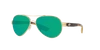 Costa Del Mar Costa Unisex Sunglasses 6s4006 Loreto In Green Mirror