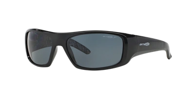 Arnette Unisex Sunglass An4182 Hot Shot In Polarized Dark Grey
