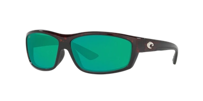 Costa Del Mar Costa Man Sunglasses 6s9020 Saltbreak In Green Mirror