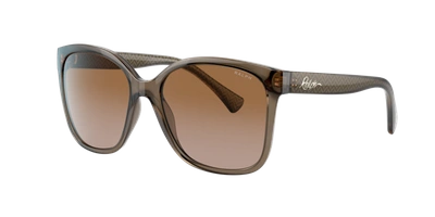 Ralph Woman Sunglasses Ra5268 In Light Brown Gradient Dark Brown