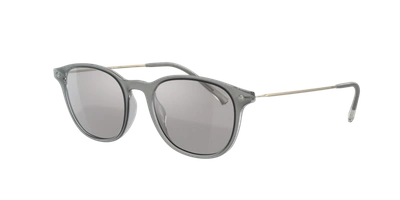 Starck Man Sunglass Sh5027 In Light Grey Mirror Silver