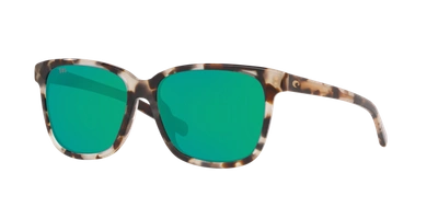Costa Del Mar Costa Woman Sunglasses 6s2009 May In Green Mirror