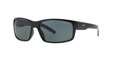 Arnette Gray Rectangular Mens Sunglasses An4202 44781 62 In Black,grey