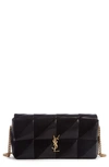 SAINT LAURENT JAMIE 99 PATCHWORK LEATHER BAGUETTE,605026COPP7