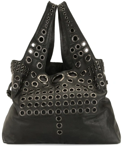 Pre-owned Givenchy Rivet-detail Tote Bag In Black