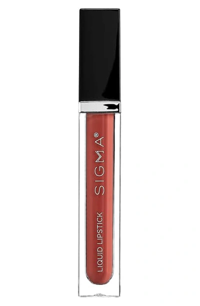 Sigma Beauty Liquid Lipstick In Burgundy