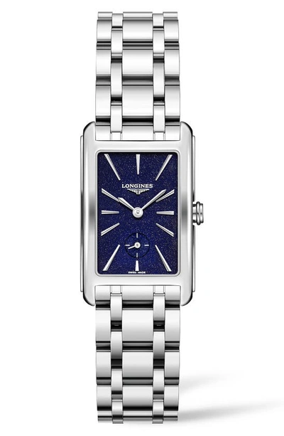 Longines Dolcevita Watch, 20.8 X 32mm In Blue