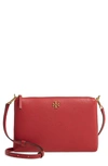 TORY BURCH MERCER PEBBLED ZIP CROSSBODY BAG,61385