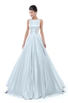 TARIK EDIZ SLEEVELESS ERICA BALL GOWN,SKU-4389-GOLD-US 8