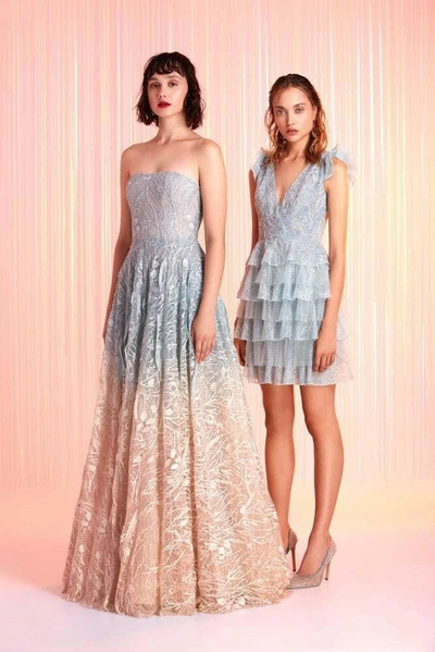 Tony Ward Strapless A-line Gown