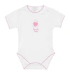 HARRODS OF LONDON HARRODS OF LONDON TEDDY AND HEART SHORT SLEEVE BODYSUIT,15188803