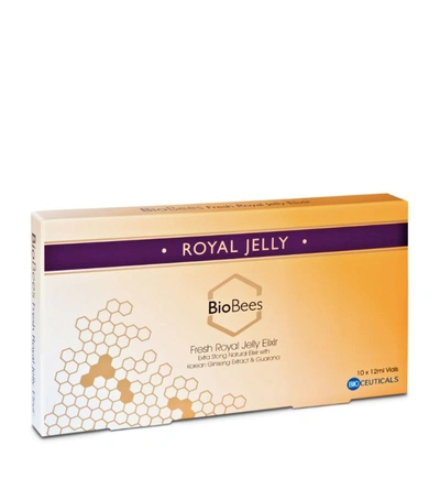 Biobees Fresh Royal Jelly Elixir (10 X 12ml) In White