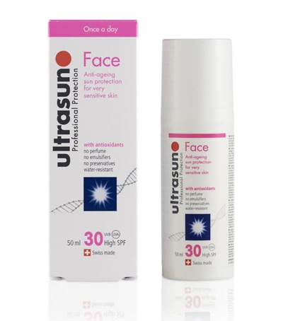 Ultra Sun Face Sun Lotion Spf30 In White