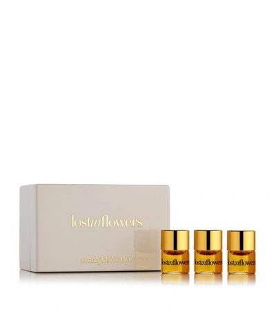 Strangelove Lostinflowers Perfume Oil Set (3 X 1.25ml) In White