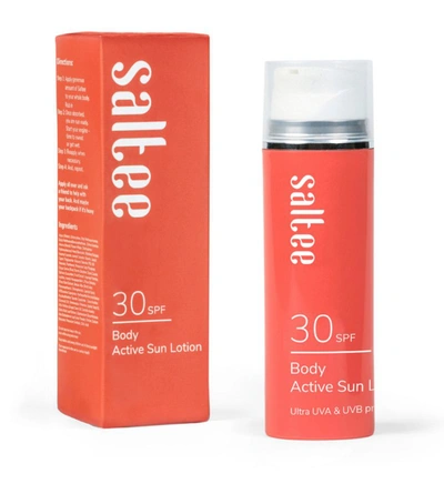 Saltee Body Active Sun Lotion Spf30 (150ml) In White