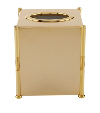 Zodiac Cylinder Gold-plated Tissue Box