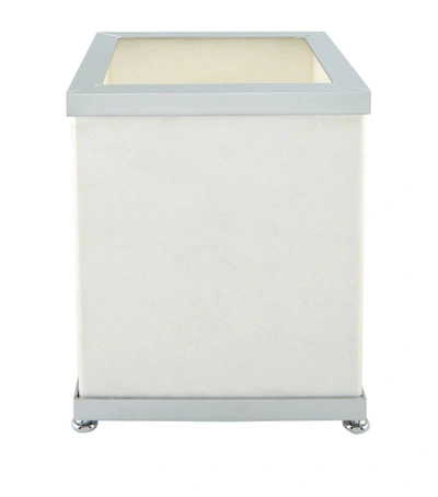 Zodiac White Marble Bin