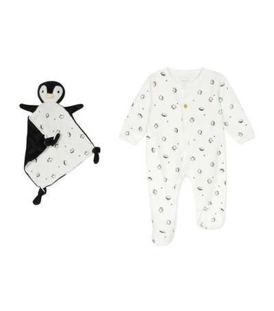 Absorba Babies' Velour Penguin All-in-one