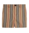 BURBERRY KIDS STRIPE PRINT SHORTS,13540420