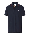 BURBERRY ICON STRIPE PLACKET PIQUÉ POLO SHIRT,14062525