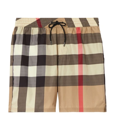 BURBERRY HOUSE CHECK SWIM SHORTS,14261730