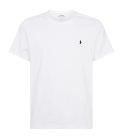 Polo Ralph Lauren Multi Player Logo Pima Jersey T-shirt In White