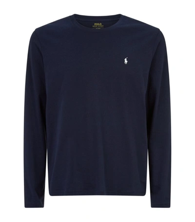 Polo Ralph Lauren Cotton Lounge Top In Navy