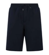 Polo Ralph Lauren Double-knit Shorts In Navy Blue