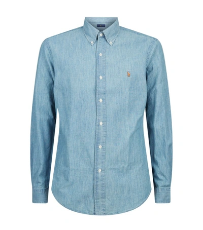 Polo Ralph Lauren Denim Shirt In Blue