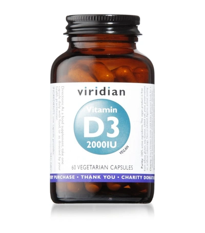 Viridian Vitamin D3 2000iu (60 Capsules) In Multi