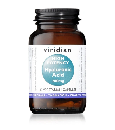 Viridian High Potency Hyaluronic Acid 200mg Supplement (30 Capsules) In Multi