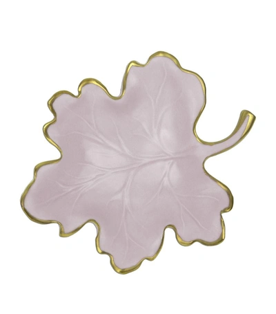 Villari Porcelain Fig Leaf Dish (15cm)