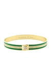 ALESSA YELLOW GOLD AND DIAMOND SPECTRUM EQUALITY SOLID BANGLE,15485083
