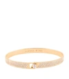 ALESSA ROSE GOLD AND DIAMOND SPECTRUM FULL PAVÉ BANGLE,15515569