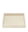 RIVIERE QUILTED LEATHER TRAY (18CM X 24CM),16146507