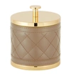 RIVIERE SMALL QUILTED ROUND BOX,16147801