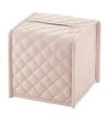 RIVIERE QUILTED LEATHER SQUARE TISSUE BOX,16147806
