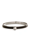 HALCYON DAYS GOLD-PLATED CABOCHON PEARL BANGLE,15683106