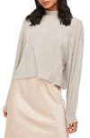 ALL IN FAVOR MOCK NECK RIBBED SWEATER,T15828D-001