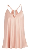 Flora Nikrooz Solid Charmeuse Chemise In Apricot