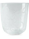 Carlo Moretti Small Spiral Pattern Vase In White