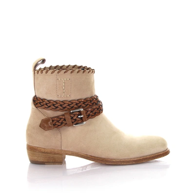 Rossano Bisconti Ankle Boots Beige In Beige,pink