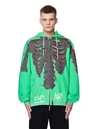 99% IS NEON GREEN COTTON HOODIE,NN14-HD04/GRN