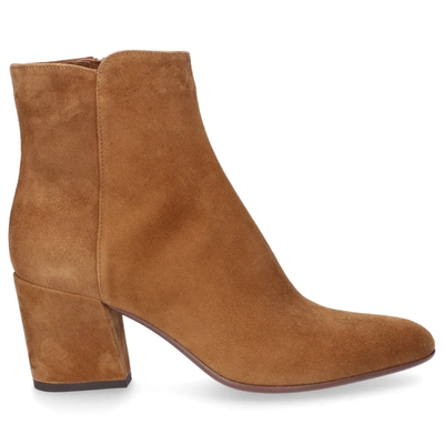 Pomme D'or Classic Ankle Boots 6900 Suede In Beige