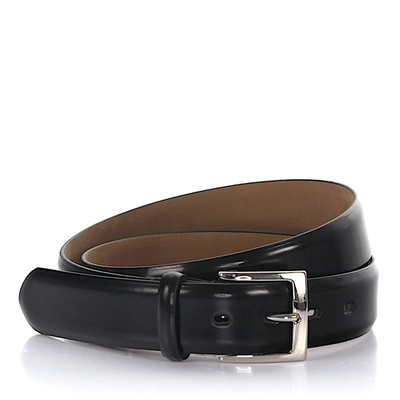 Budapester Men's Belt Leather In Black