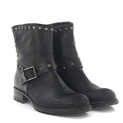 Budapester Ankle Boots Black