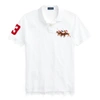 POLO RALPH LAUREN CLASSIC FIT TRIPLE-PONY MESH POLO SHIRT,0043830736