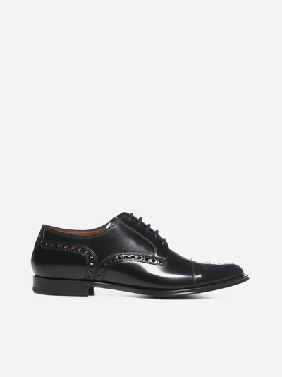 Dolce & Gabbana Brogue Leather Derby Shoes
