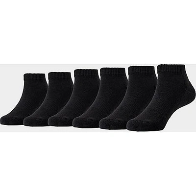 Finish Line Babies'  Kids' Toddler Low-cut Socks (6-pack) In Black