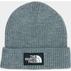 The North Face Inc Tnf&trade; Logo Box Cuffed Beanie Hat In Grey Heather